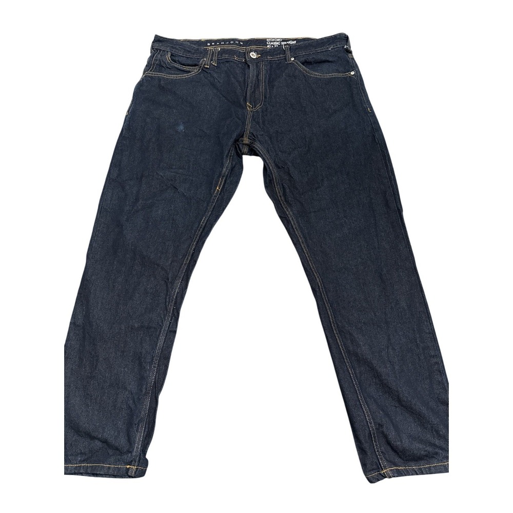 Sean John Jeans Mens Size 40x32 (31) Dark Wash‎ Classic Straight Leg Bedford
